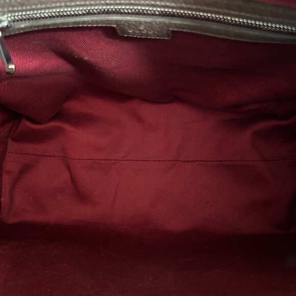 Gucci Beige & Brown GG Monogram Large Tote Bag - Picture 6 of 8